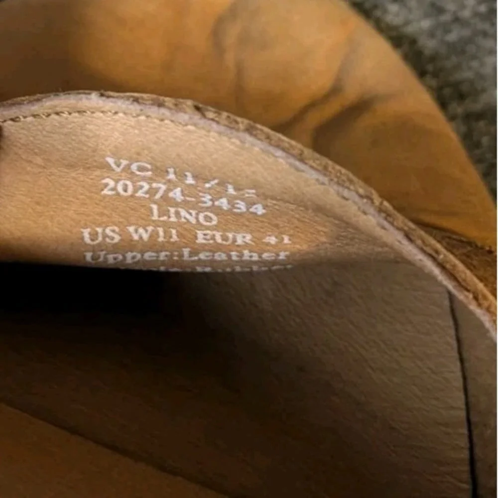 Olukai Women's Lino Brown Leather Slip-on Loafer Shoes Flats Size 11 W